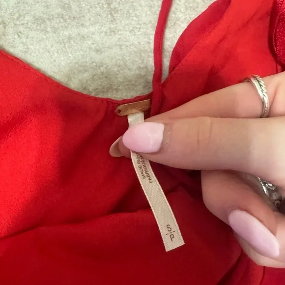 Free people crystal clear mini dress size small - Picture 3 of 3